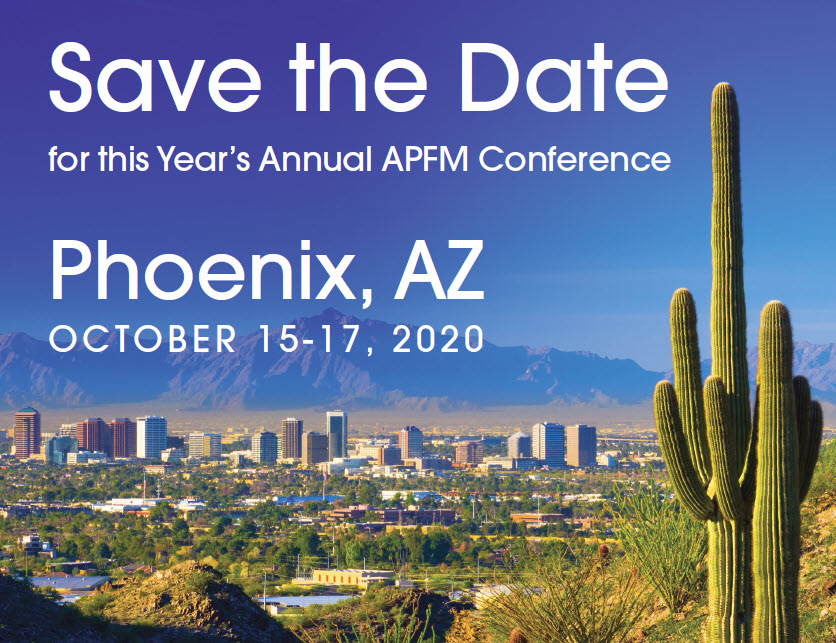 APFM 2020 Conference: Schedule at a Glance