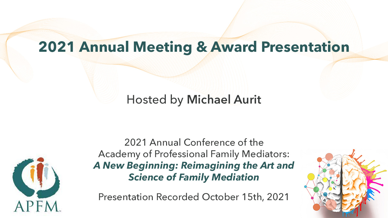 Annual Meeting & Award Presentation