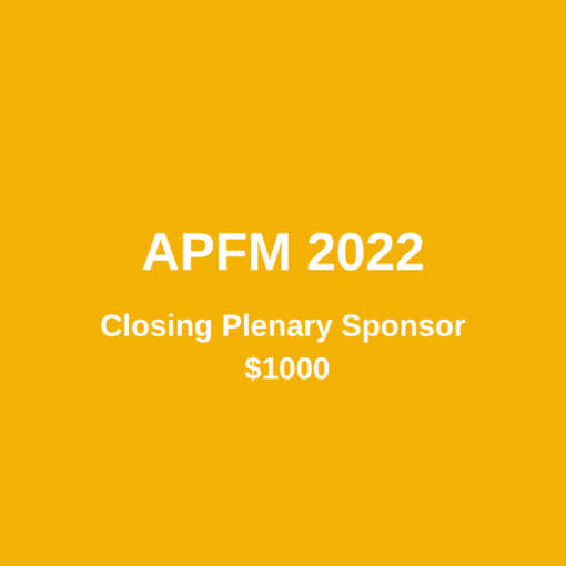APFM 2022 Closing Plenary Sponsor
