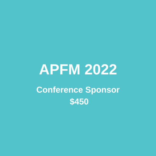 APFM 2022 Conference Sponsor