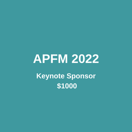 APFM 2022 Keynote Sponsor