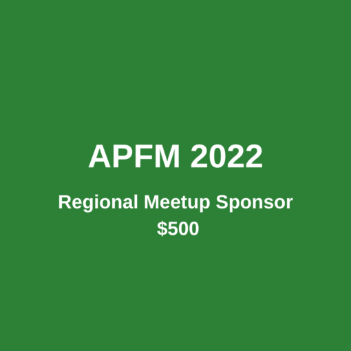 APFM 2022 Regional Meetup Sponsor