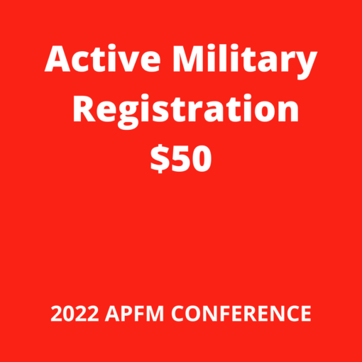 APFM 2022 - military member