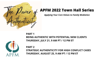APFM Town Hall 2022: The Power of Authenticity