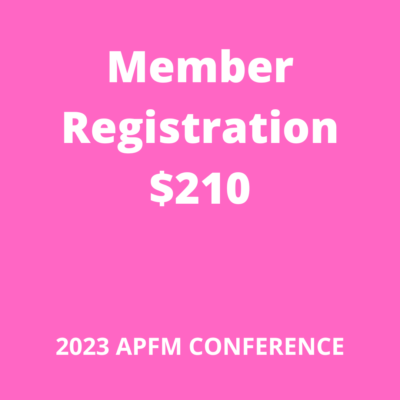 APFM 2023 member