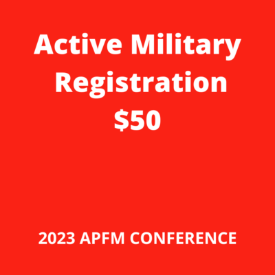 APFM 2023 military member
