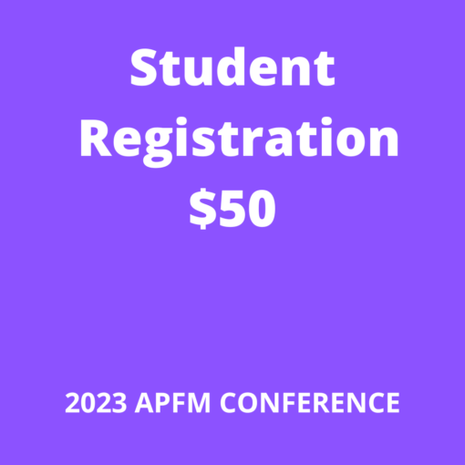 APFM 2023 student