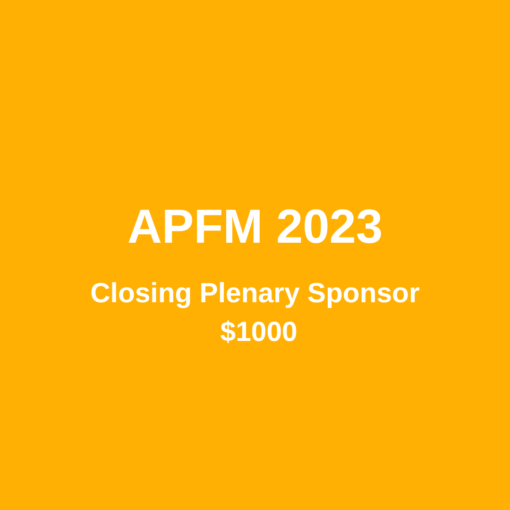 APFM 2023 Closing Plenary Sponsor