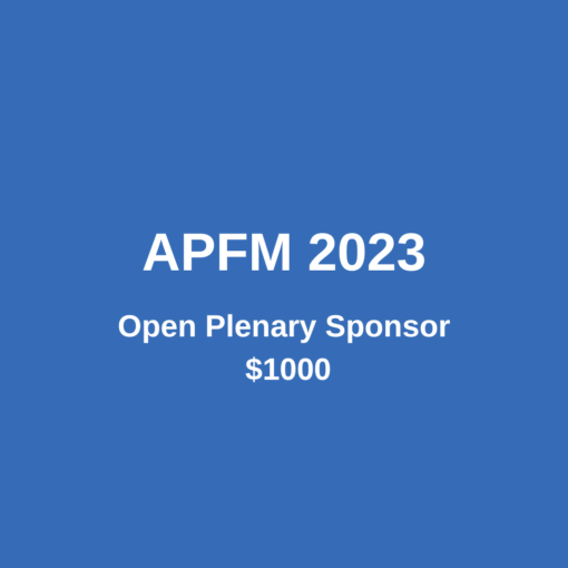 APFM 2023 Open Plenary Sponsor