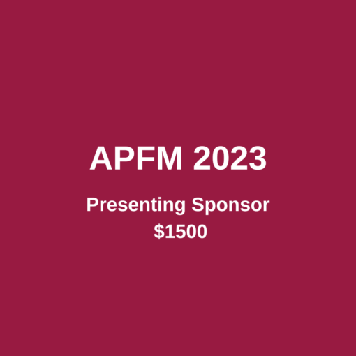 APFM 2023 Presenting Sponsor