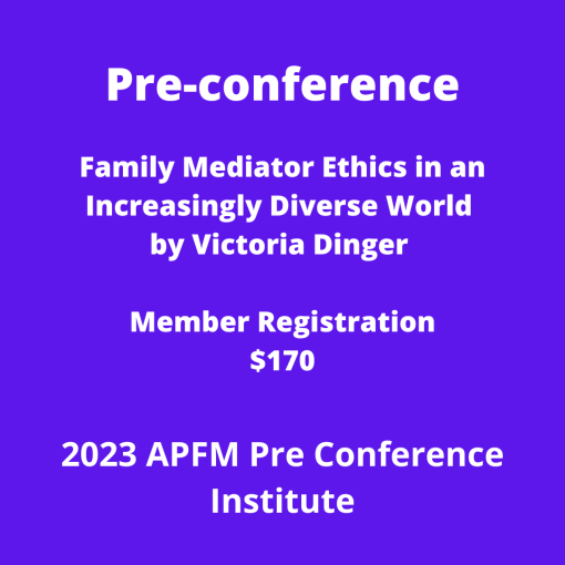 APFM 2023 Preconference Workshop with Victoria Dinger